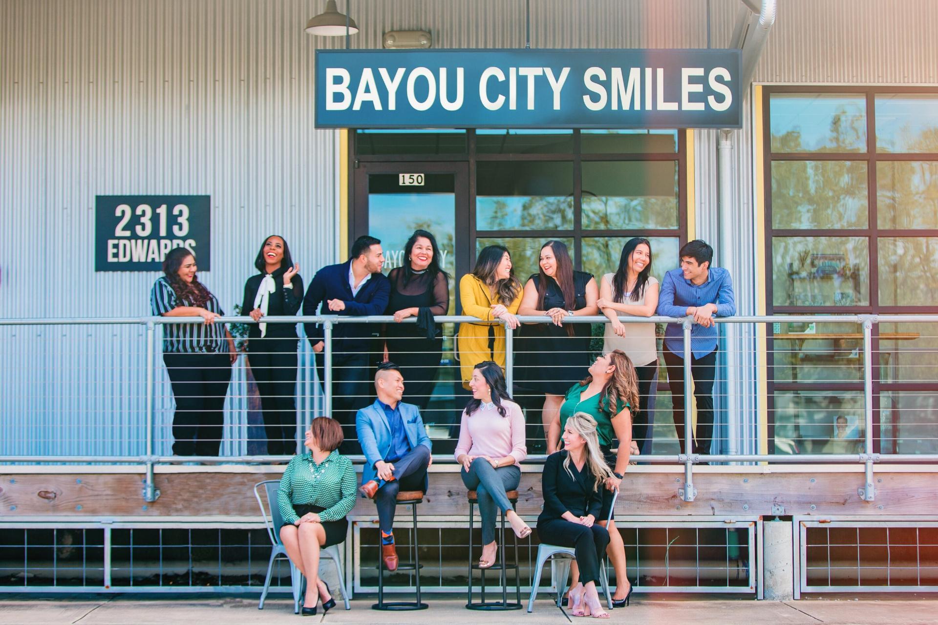 Bayou city smiles happy faces