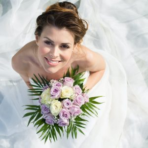 Portrait Of Beautiful Bride